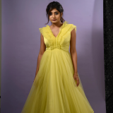 Layered net frock