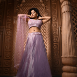 Hand embroidered lehenga