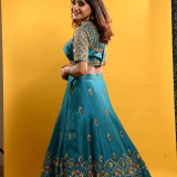 Hand embroidered bridal lehenga set